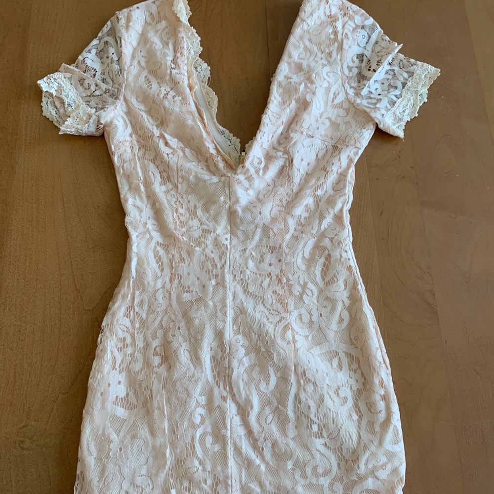 TOBI lace bodycon dress